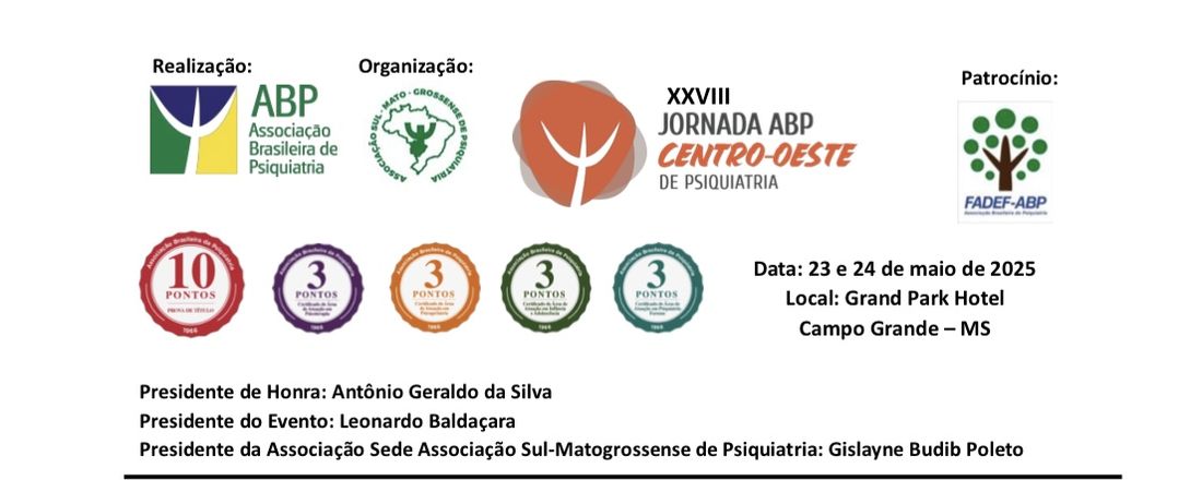 XXVIII JORNADA ABP CENTRO-OESTE DE PSIQUIATRIA