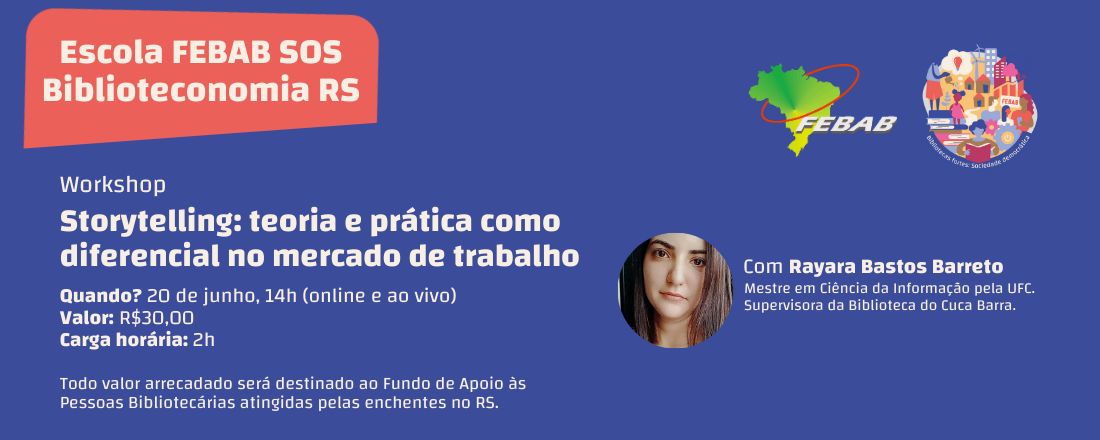 Workshop "Storytelling: teoria e prática como diferencial no mercado de trabalho"