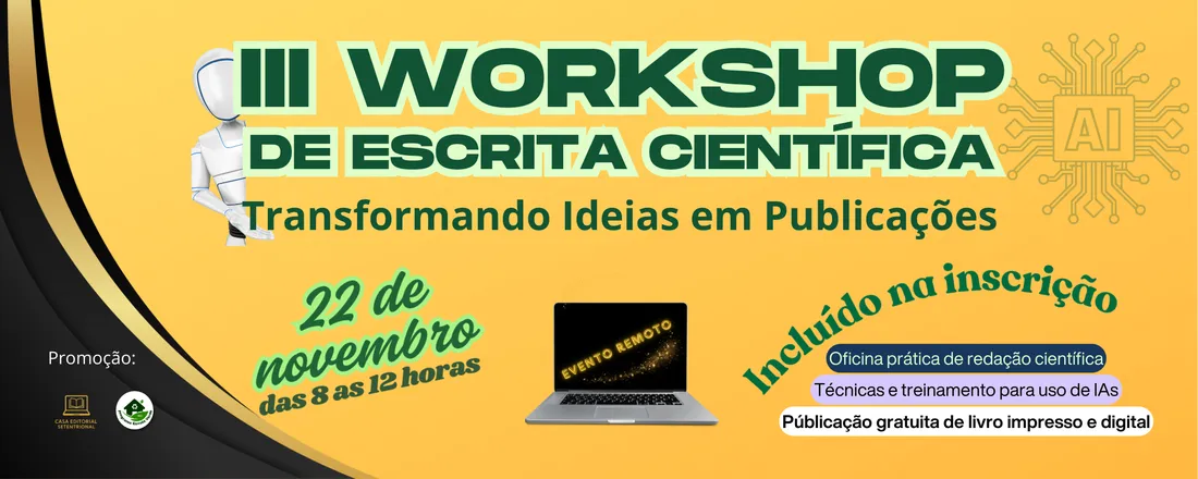 III Workshop de Escrita Científica: Transformando Ideias em Publicações