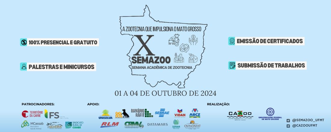 X Semana Acadêmica de Zootecnia