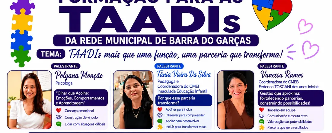 TAADIS MAIS QUE UMA FUNÇÃO, UMA PARCERIA QUE TRANSFORMA.
