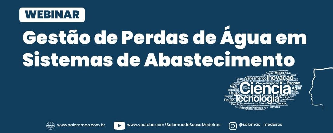 WEBINAR: Gestão de Perdas Água em Sistemas de Abastecimento