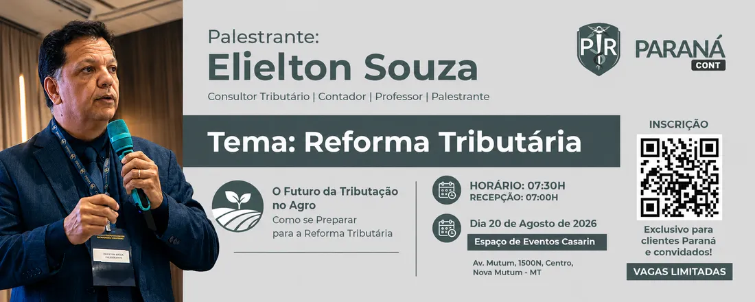 Palestra - Reforma Tributária (Agro)