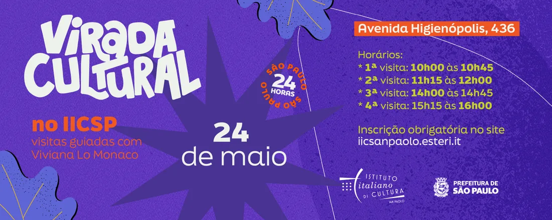Virada Cultural no IICSP – Visitas guiadas com Viviana Lo Monaco