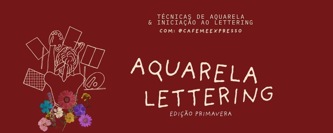 Aquarela e Lettering