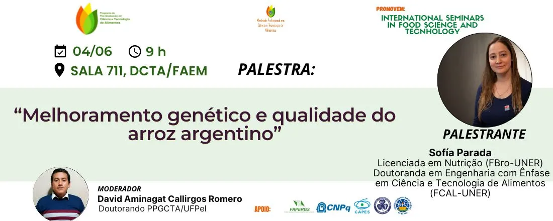 "Melhoramento genético e qualidade do arroz argentino"