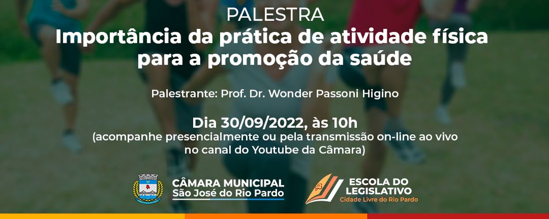 Palestra – Importância da prática de atividade física para a promoção da saúde