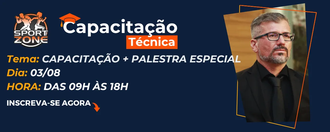 Capacitação + Palestra especial | Exercícios Físicos e Esteróides Anabolizantes