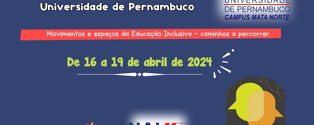 III JORNADA DE LUTA PELA EDUCAÇÃO INCLUSIVA DA UNIVERSIDADE DE PERNAMBUCO