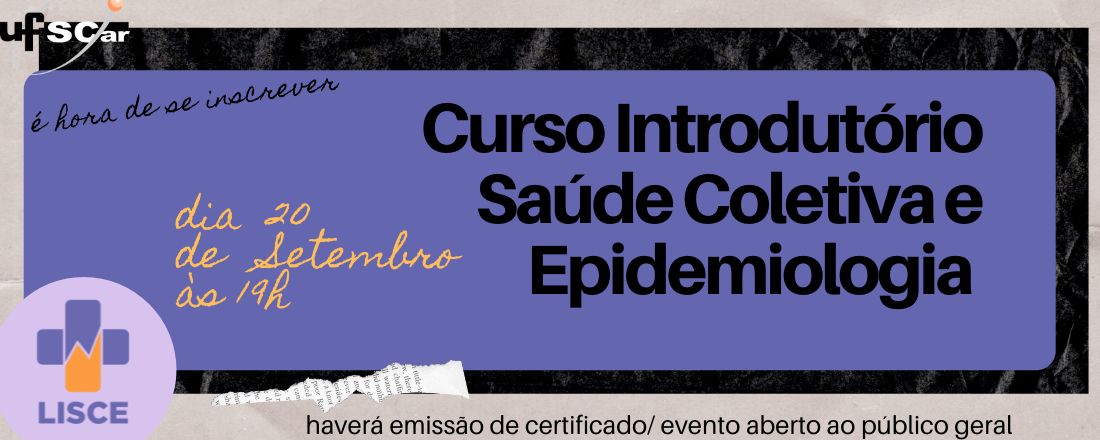 Curso Introdutório Saúde Coletiva e Epidemiologia