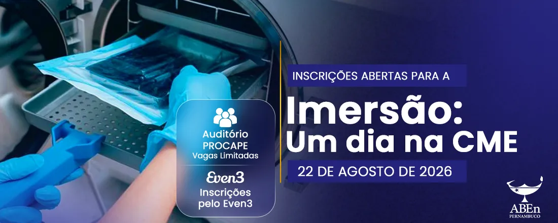 Imersão: Um Dia na Central de Material e Esterilização (CME).
