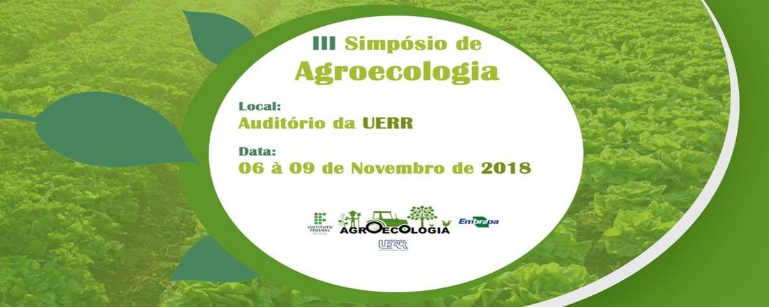 III SIMPÓSIO DE AGROECOLOGIA