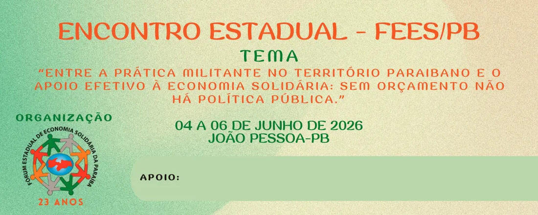 ENCONTRO ESTADUAL - FEES/PB 2026