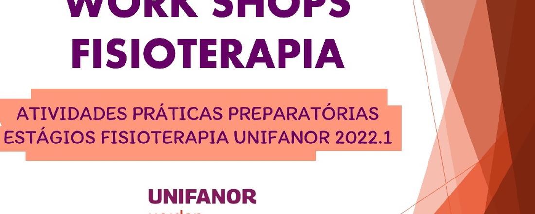 WORKSHOPS FISIOTERAPIA UNIFANOR 2022.1