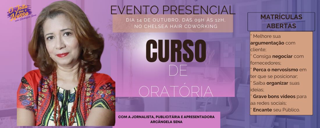 CURSO DE EXTENSÃO DE ORATÓRIA