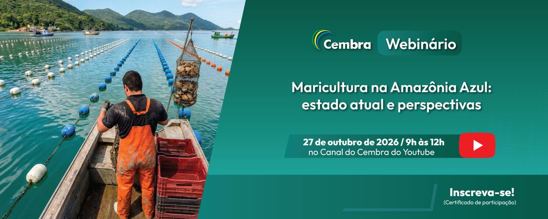 Maricultura na Amazônia Azul: estado atual e perspectivas