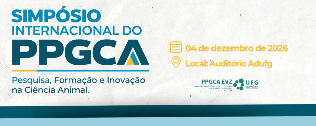 I Simpósio Internacional do PPGCA – 31 Anos: Pesquisa, Formação e Inovação na Ciência Animal