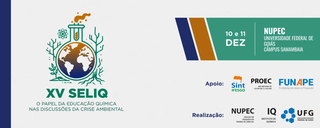 XV Seminário de Estágio da Licenciatura em Química (SELIQ)