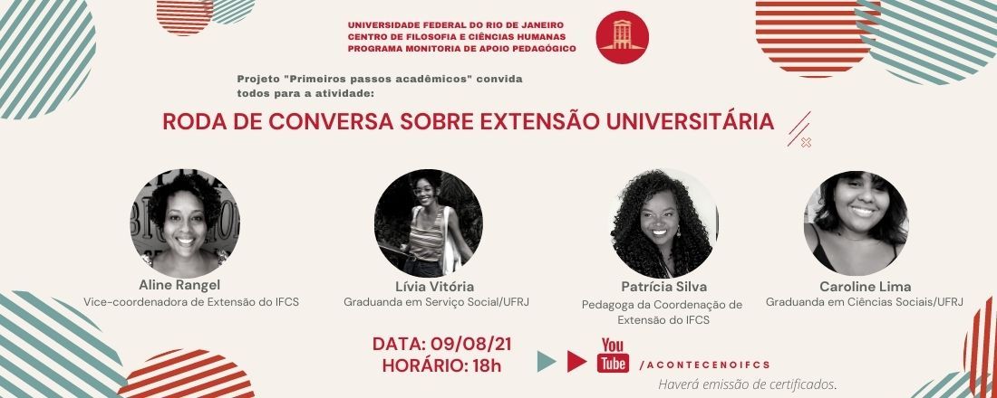 Roda de Conversa sobre Extensão Universitária