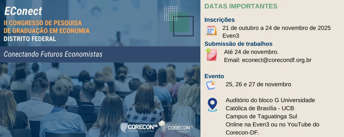II Congresso de Pesquisa em Graduação de Economia do Distrito Federal – EConect 2025
