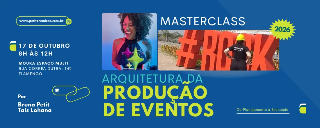 Masterclass Artquitetura da Produção de Eventos