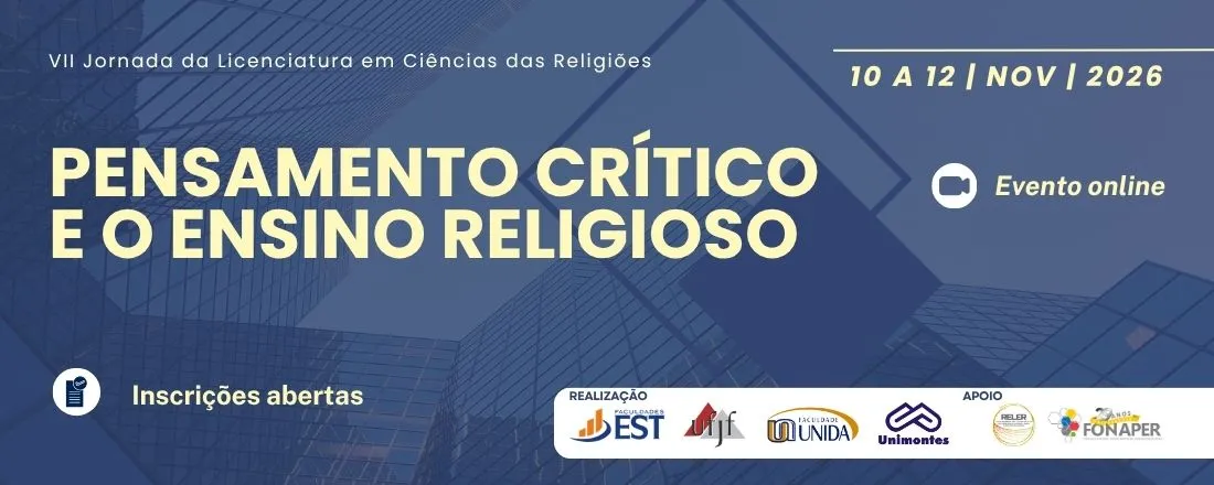 VII Jornada da Licenciatura em Ciências da Religião