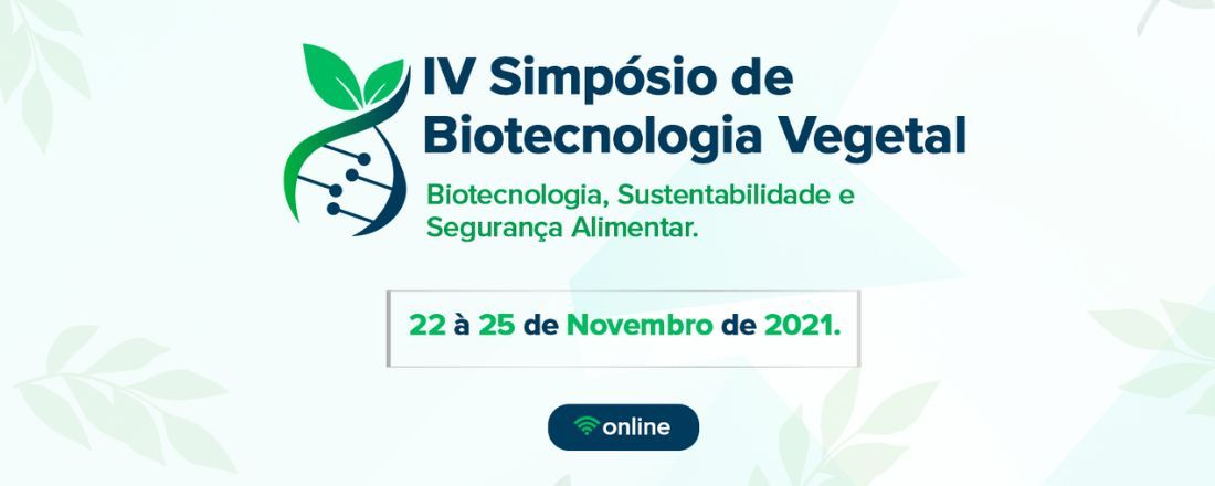 IV SIMPÓSIO  DE BIOTECNOLOGIA VEGETAL