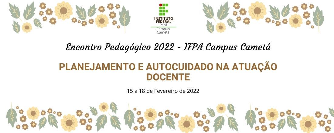 Encontro Pedagógico do IFPA – Campus Cametá - 2022