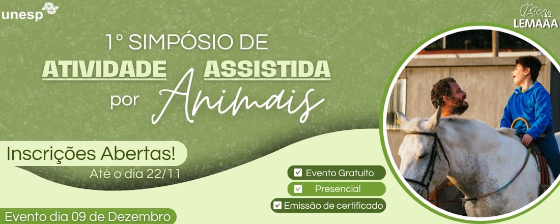 Simpósio sobre Atividade Assistida por Animais