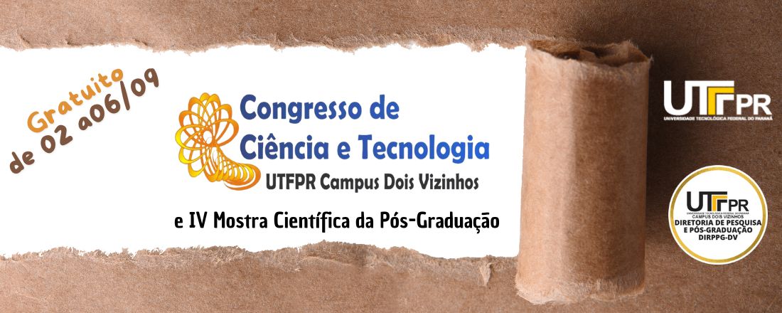 VII Congresso de Ciência e Tecnologia e IV Mostra Científica da Pós-Graduação da UTFPR-DV