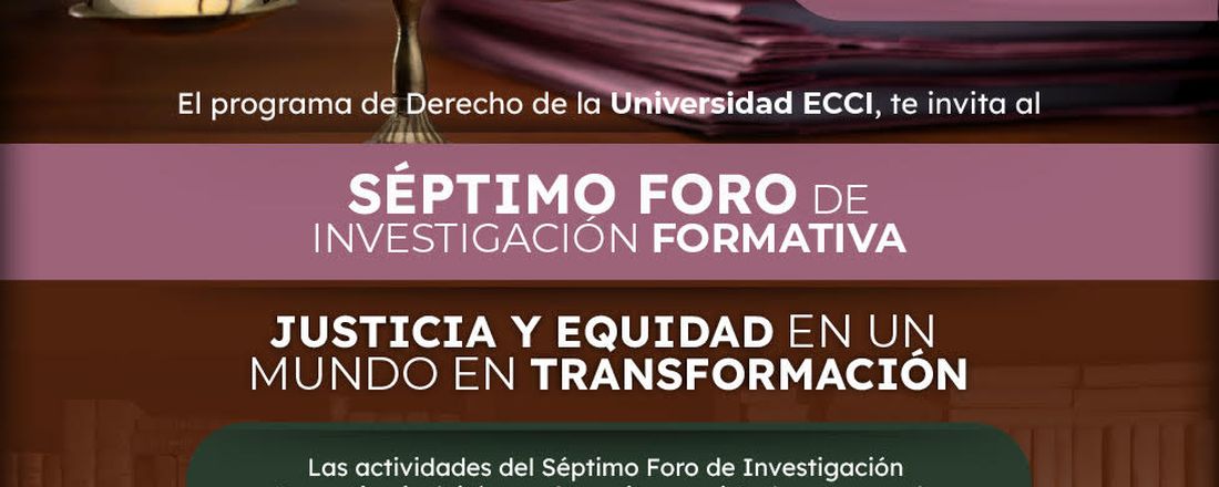 SÉPTIMO FORO DE INVESTIGACIÓN FORMATIVA