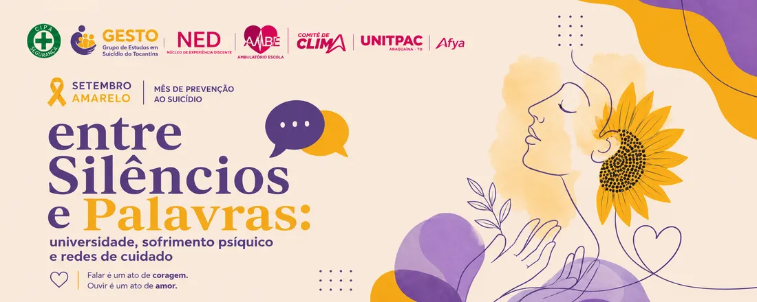 Entre Silêncios e Palavras: universidade, sofrimento psíquico e redes de cuidado.
