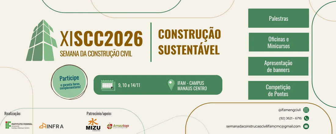 XI Semana da Construção Civil - IFAM/CMC