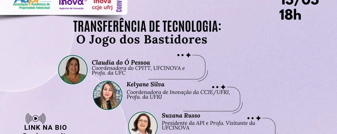 TRANSFERÊNCIA DE TECNOLOGIA: O JOGO DOS BASTIDORES