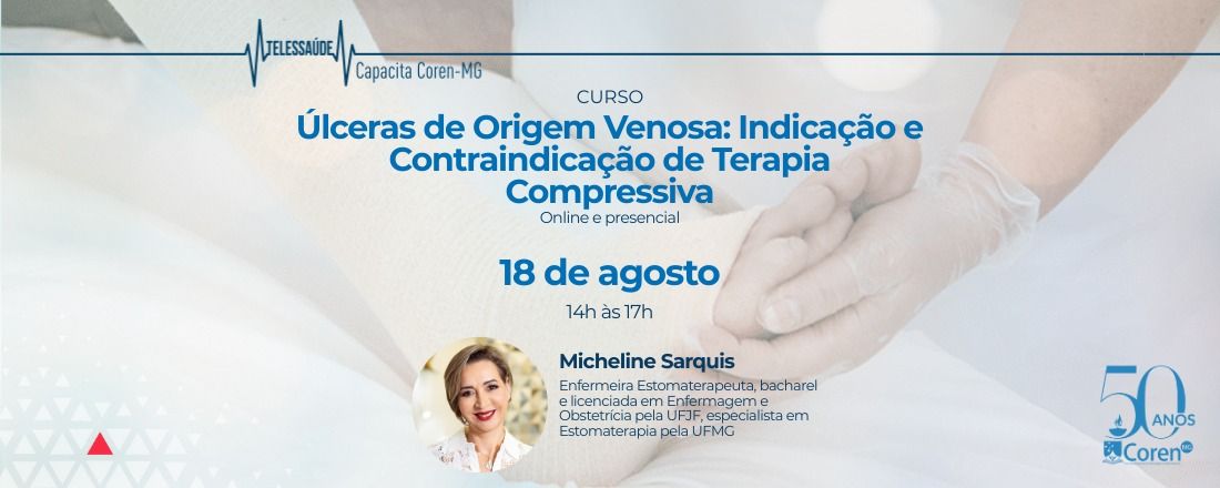Curso - Úlceras de origem venosa: indicação e contraindicação de terapia compressiva