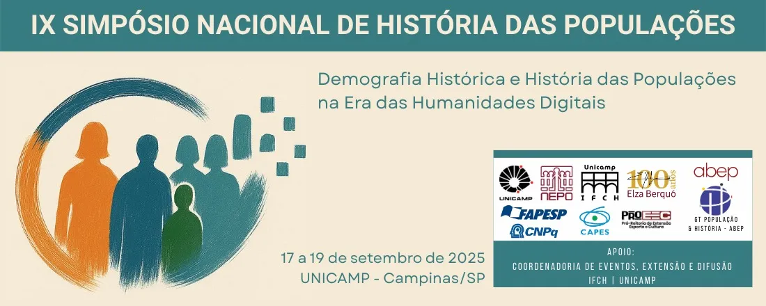 IX Simpósio Nacional de História das Populações: Demografia Histórica e História das Populações na Era das Humanidades Digitais