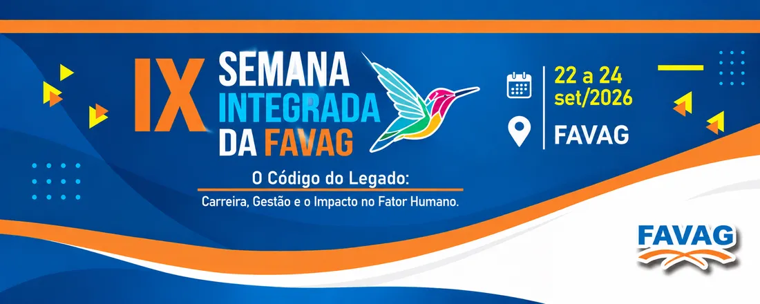 IX SIFAVAG - SEMANA INTEGRADA FAVAG