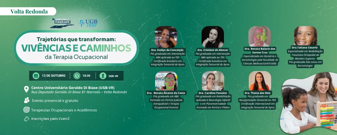 Trajetórias que Transformam: Vivências e Caminhos da Terapia Ocupacional