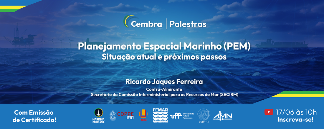 Palestra Planejamento Espacial Marinho (PEM). Situação atual e próximos passos.