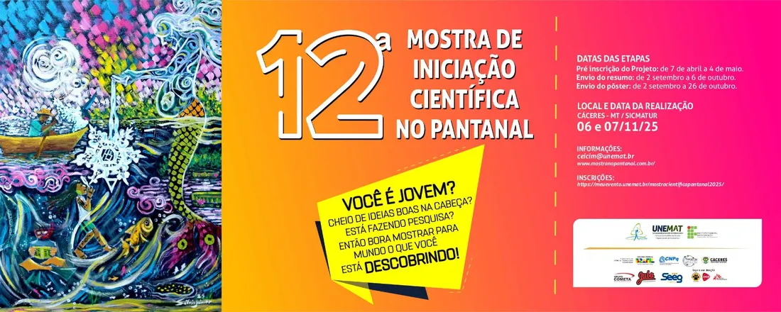 12ª MOSTRA DE INICIAÇÃO CIENTÍFICA NO PANTANAL