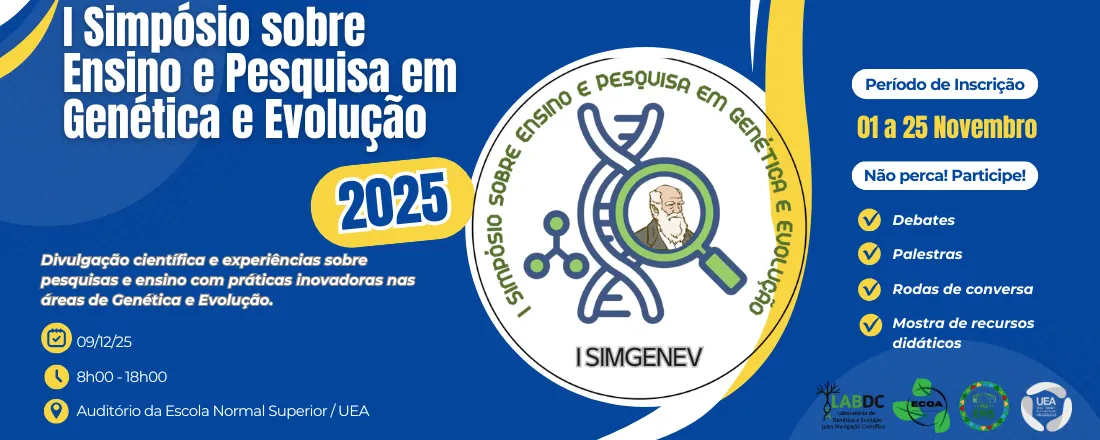 I Simpósio sobre Ensino e Pesquisa em Genética e Evolução