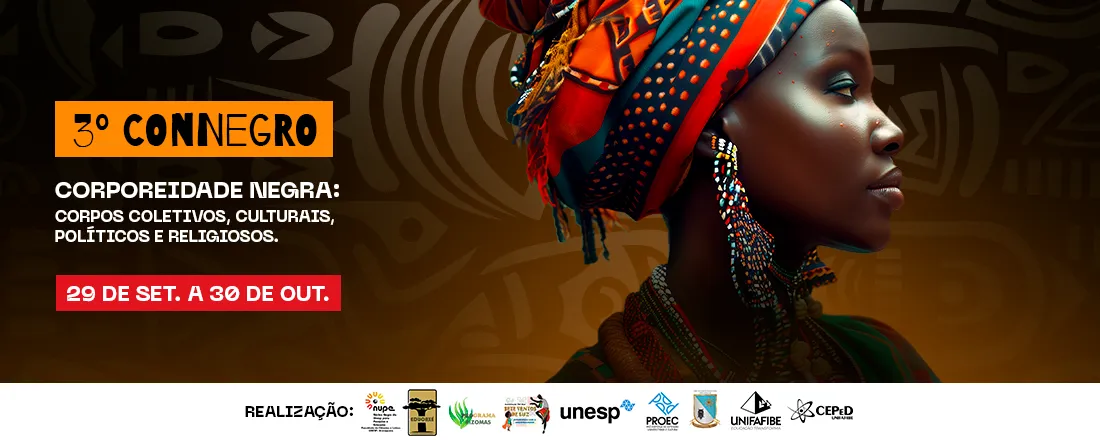 3º CONNEGRO: Congresso Internacional da Cultura, Diversidade e Consciência Negra