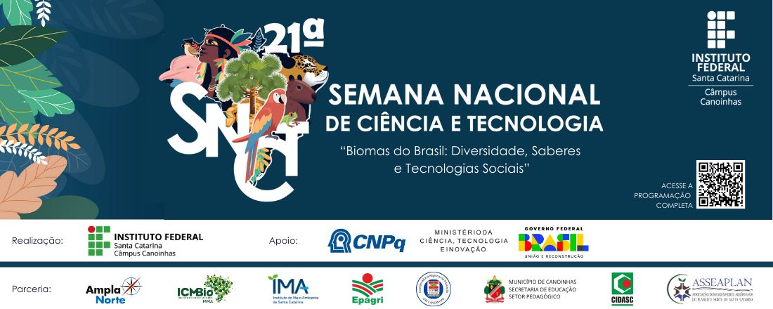 21° Semana Nacional de Ciencias e Tecnologias - Campus Canoinhas