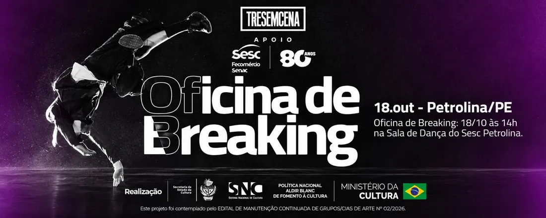 Oficina de Breaking com Tresemcena