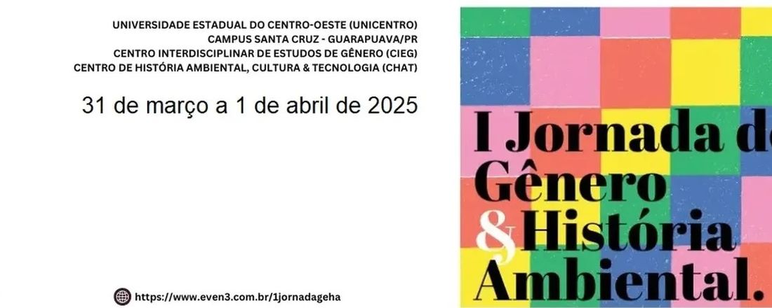 1 Jornada de Gênero e História Ambiental