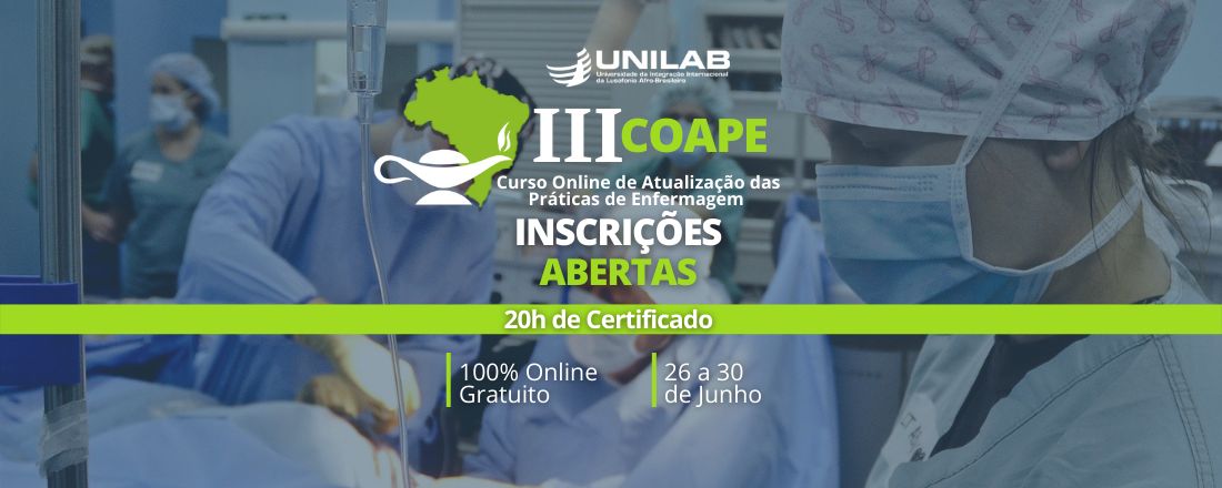 III Curso Online de Atualização das Práticas de Enfermagem