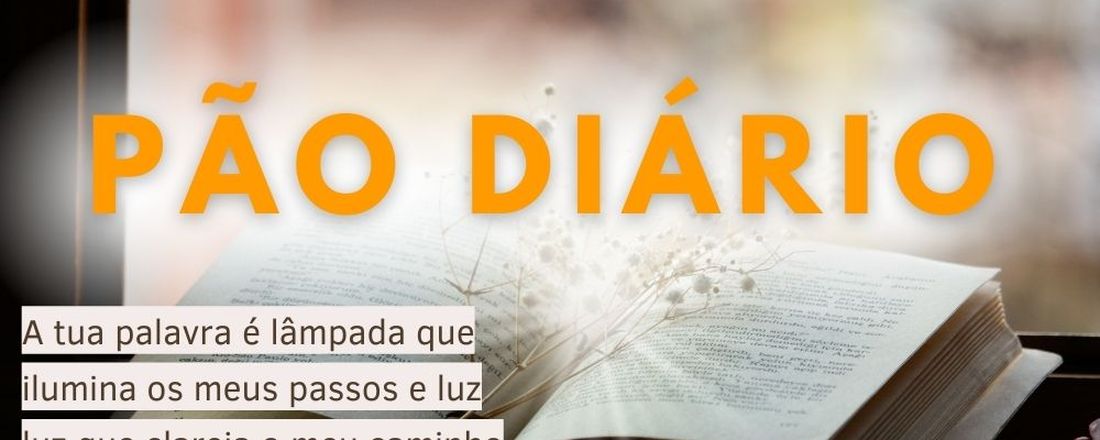 INSCRIÇÃO PÃO DIÁRIO