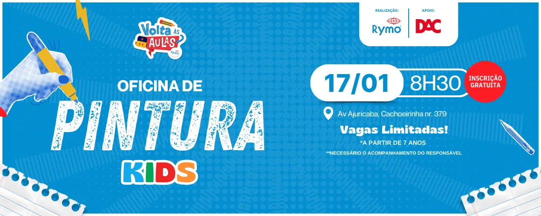 Oficina de Pintura Kids - 2026