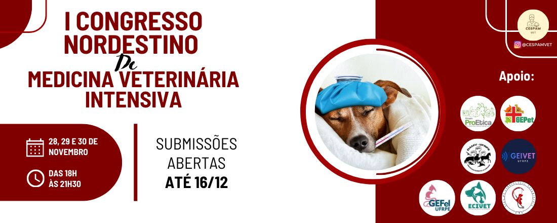 I Congresso Nordestino de Medicina Veterinária Intensiva