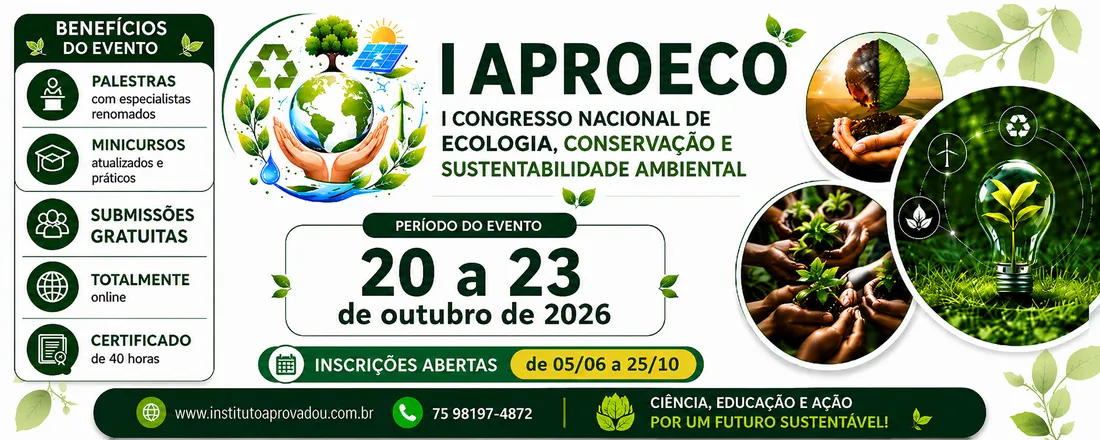 I Congresso de Nacional de Ecologia, Conservação e Sustentabilidade Ambiental (I APROECO)